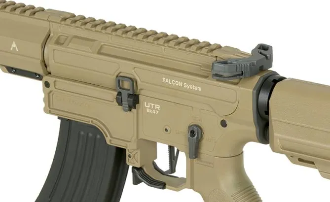 Double Eagle Aeroknox M918G Tan UTR EK47 E.T.U FCS System 0,5 Joule AEG