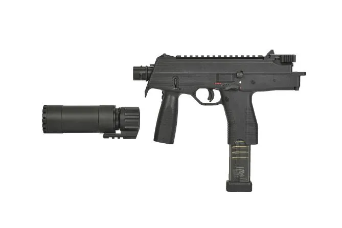 Maruyama MP-IX mit Schalldämpfer SMG GBB Black