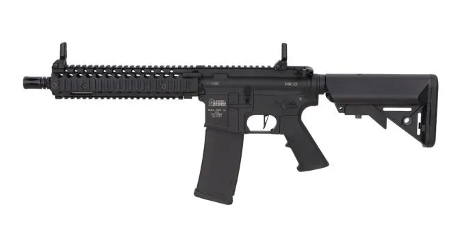 Specna Arms SA-F19 Daniel Defense Flex Gen. 2 Black AEG 0,5 Joule ab 14 J.
