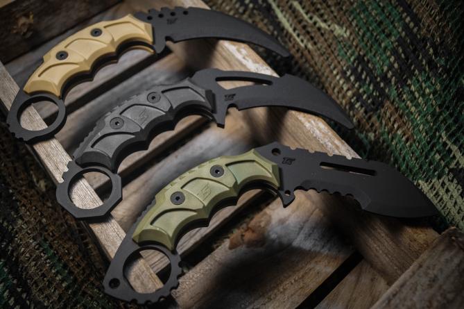TS CHACAL GRIP SAND DUMMY KNIFE