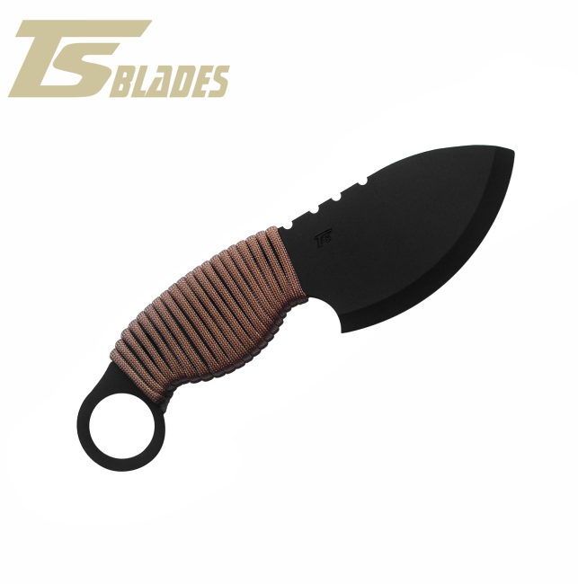 TS BLADES ANGLIAN ARMY PARACORD COYOTE BLACK