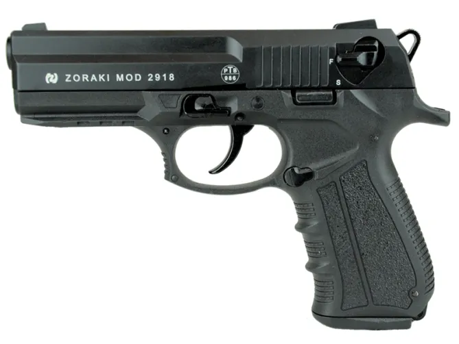 Zoraki 2918 Black 9mm P.A.K  Gas-Signal