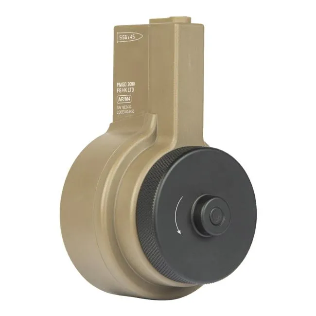 Ares Drum Magazine 2150 Schuss für M4/M16 Modelle Dark Earth