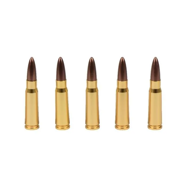 Battleaxe Dummy 7,62mm AK Bullets 5 Pieces Fullmetal
