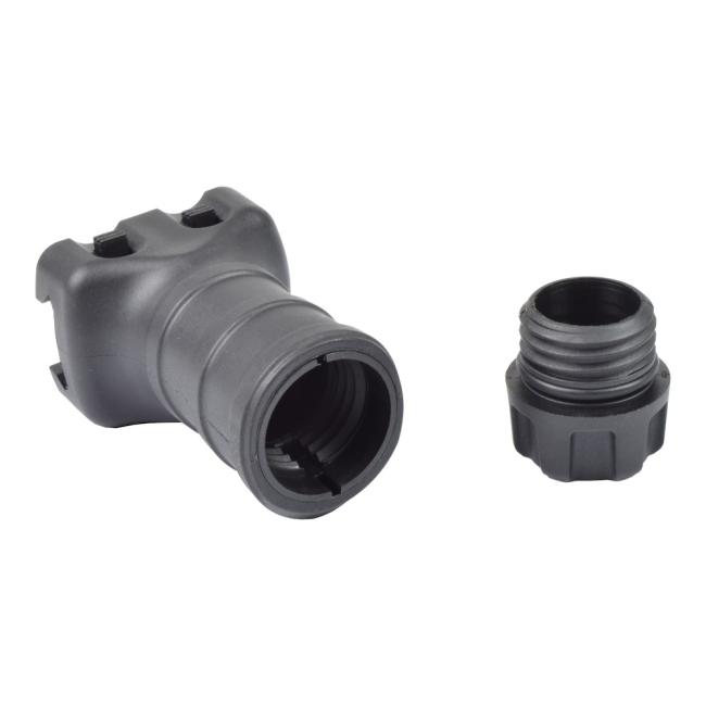 Vertikaler Front-Griff Black