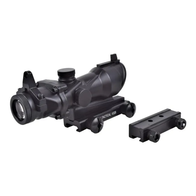 JS-TACTICAL COMPACT SCOPE 32MM LENS 4X ZOOM Black