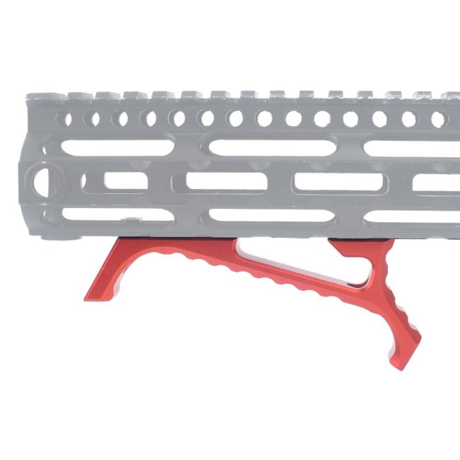Metal VP23 Tactical Angled Front Grip M-Lok Red
