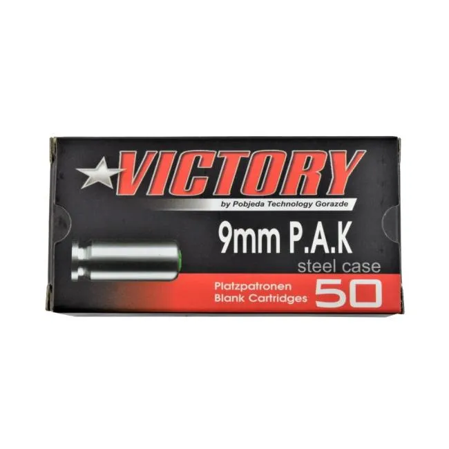 Victory Blank Catridges 9mm P.A.K 50 Pieces