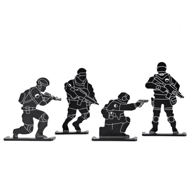 MINI TARGETS  / Ziele Metall - 4er Set Soldier