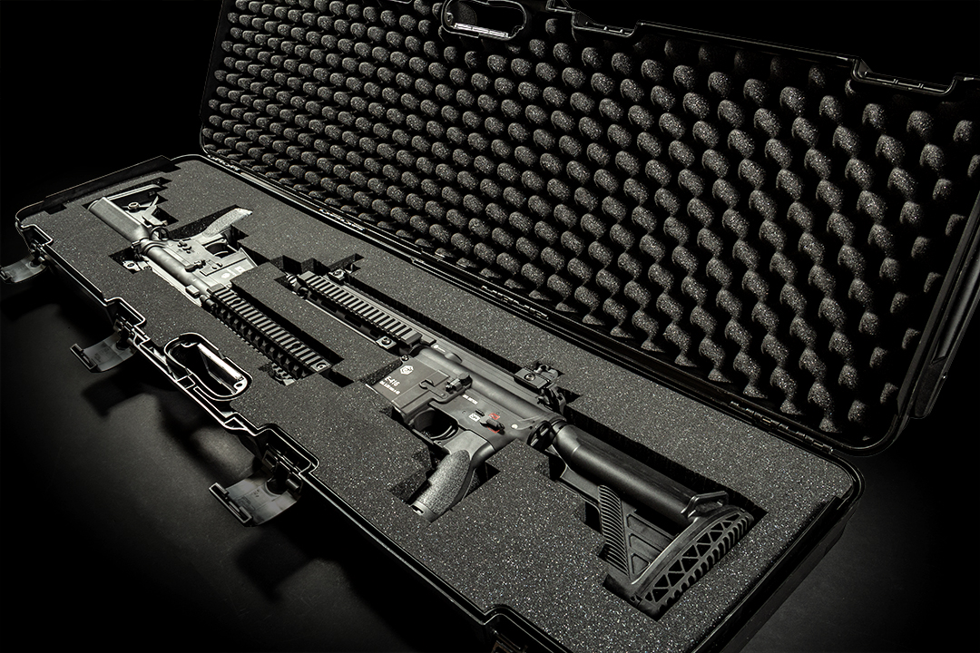 Softair Shop, Airsoft Gewehre und Softair Pistolen ab 14J - Evolution  Waffenkoffer mit Rollen 117,5x29x12 Black