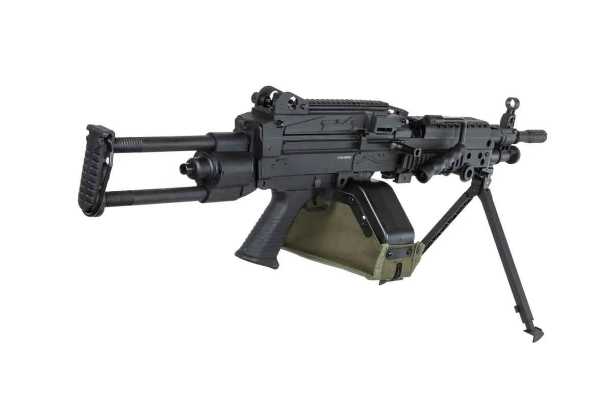 Specna Arms SA-F249 Para Flex Maschine Gun Black AEG 0,5 Joule mit Gate X-ASR Mosfet