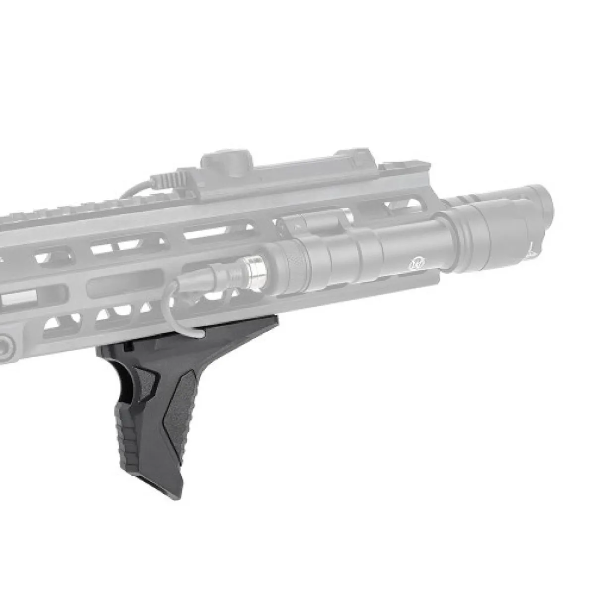LINK ANGLED HAND STOP FOR M-LOK/KEYMOD SYSTEMS BLACK