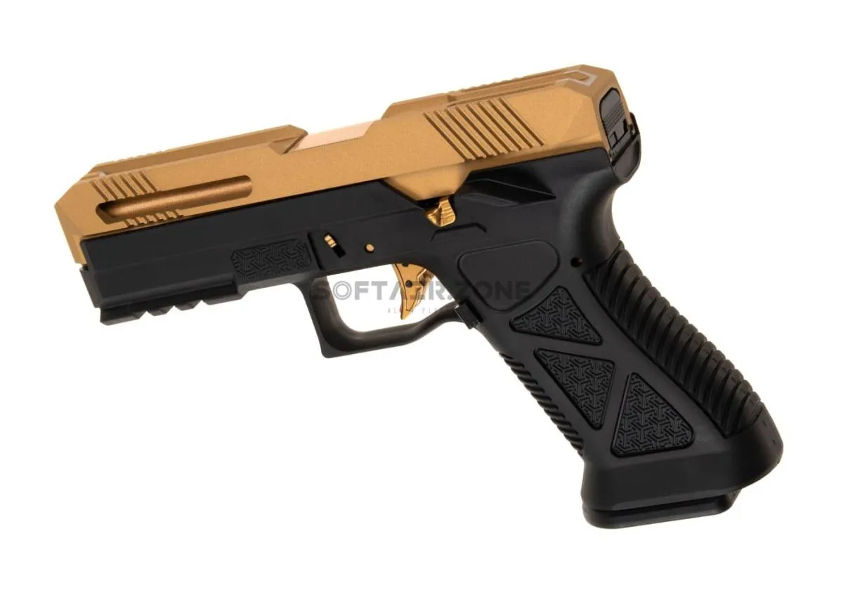 HFC AG-17 GBB BlowBack Black/Gold