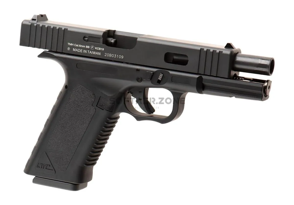 KWC17 Black Barrel Version CO2 Full Metal