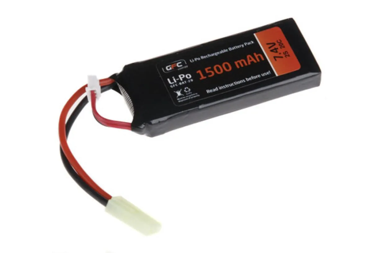 GFE/Electro River PEQ Li-Po 7,4 V 1500 mAh 20/40C