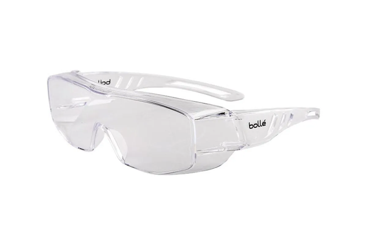 Bollé Overlight Protective Glasses - Clear