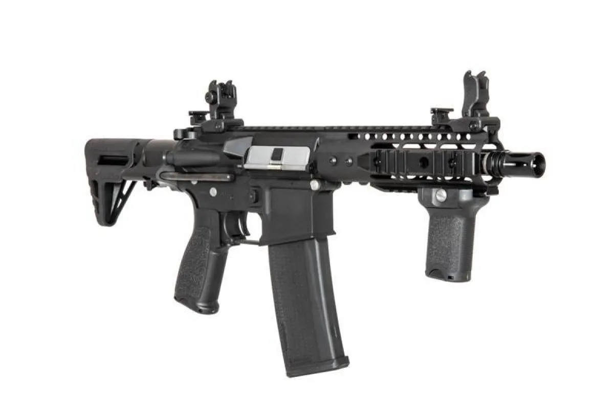 Specna Arms SA-E12 PDW EDGE Carbine mit ASR Mosfet Black AEG 0,5 Joule