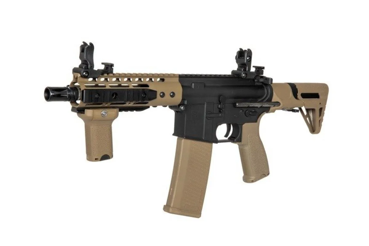 Specna Arms SA-E12 PDW EDGE Carbine with ASR Mosfet Half Tan AEG 0,5 Joule
