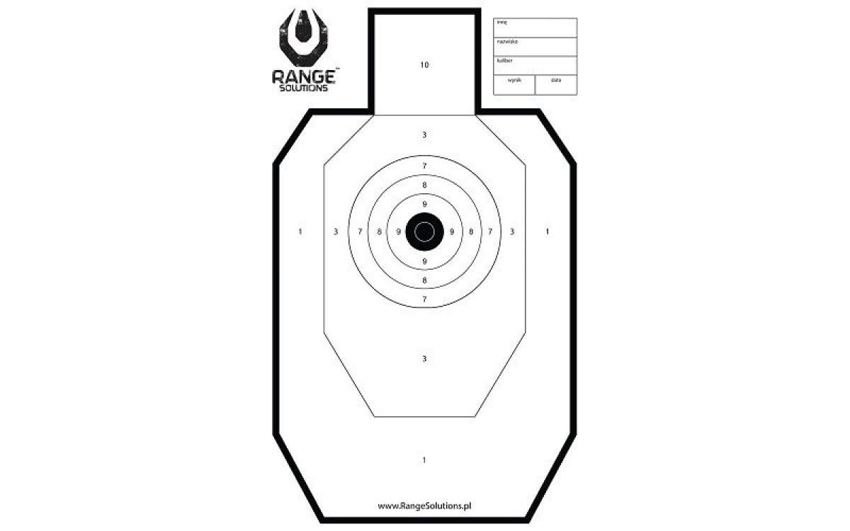 Range Solutions Shooting Target   Set 50 Stück