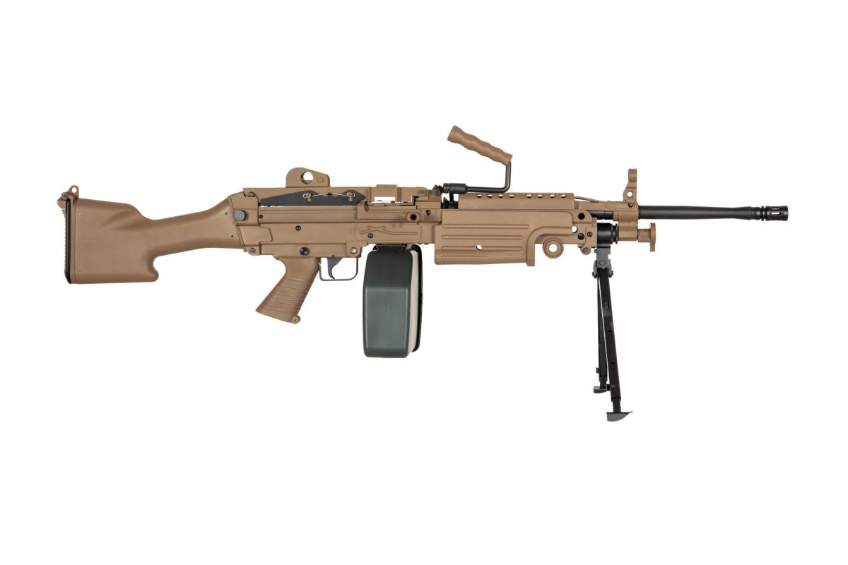 Specna Arms  SA-249 MK2 Core Maschine Gun Tan AEG 0,5 Joule