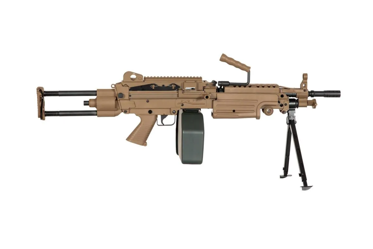 Specna Arms SA-249 Para Core Maschine Gun Tan AEG 0,5 Joule