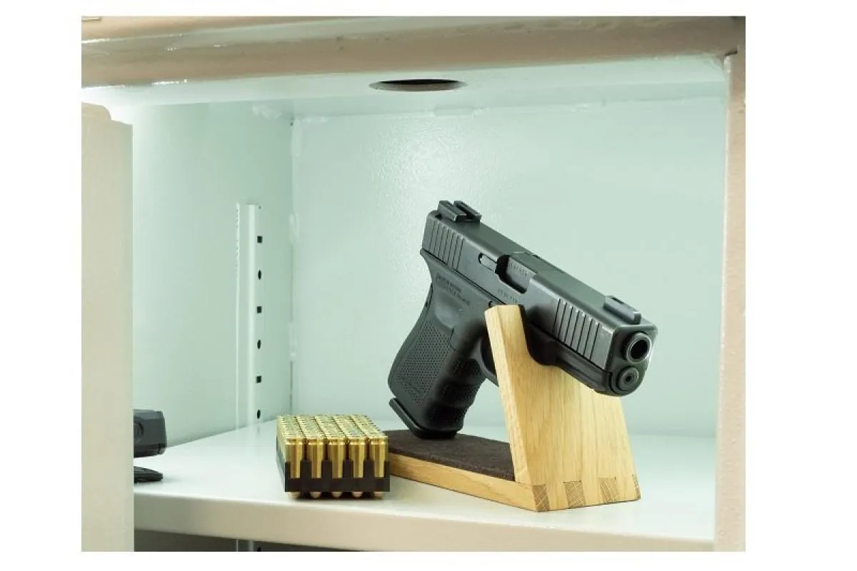 Wooden Pistol Display Stand