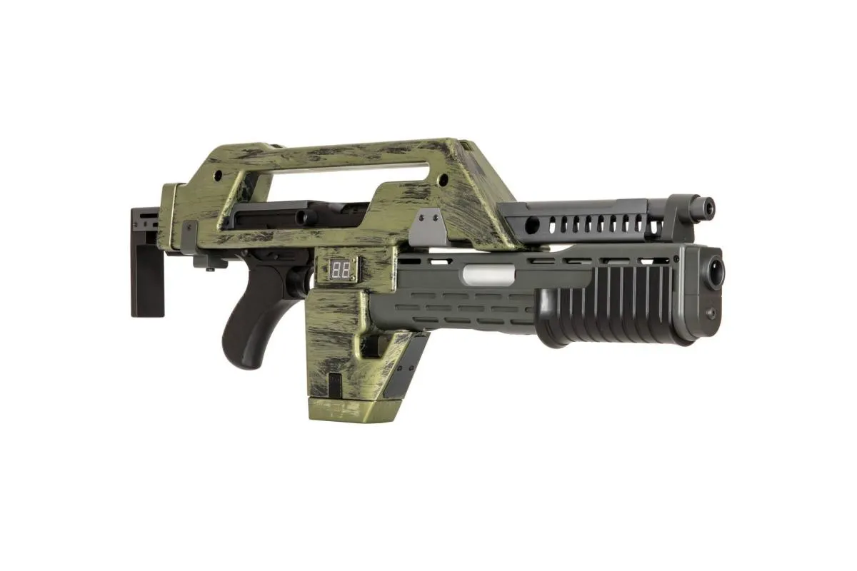 Snow Wolf M41A Pulse Rifle Black Olive Used-Look Edition AEG 0,5 Joule