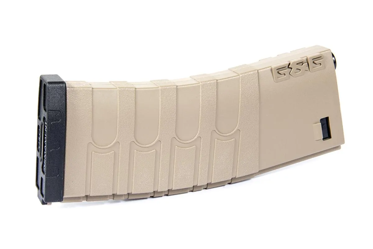 G&G GR16/M4 Mid-Cap Magazin 120 Schuss Tan/schwarz