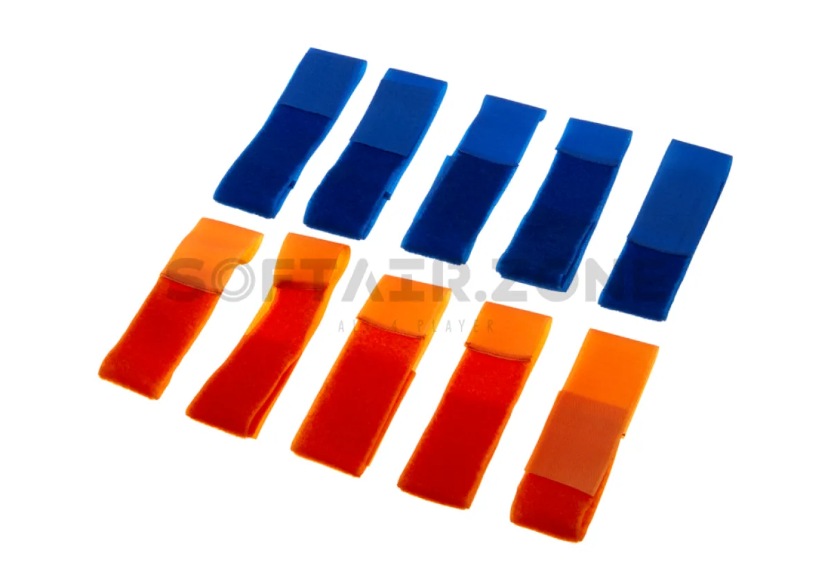 Invader Gear Team Patch Band Set Orange/Blue