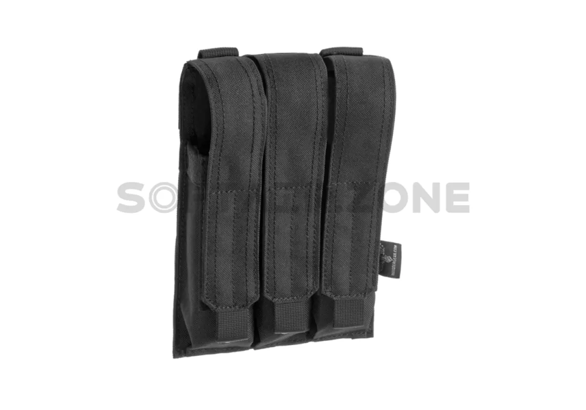 Invader Gear MP5 Triple Mag Pouch Molle Black