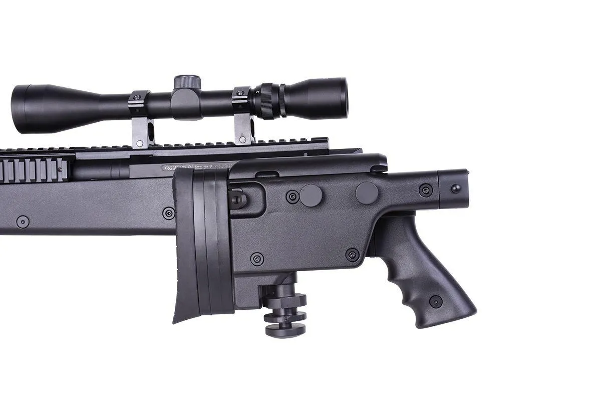 GSG 4406 Sniper Set Black Federdruck inkl. Scope 3-9x40 und BI-Pod