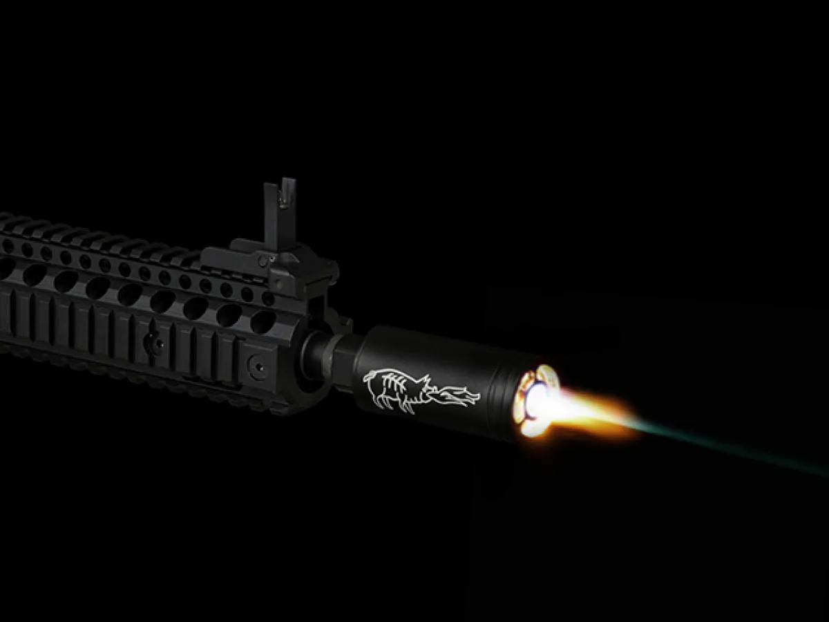 Wosport Spitfire Tracer Unit mit Muzzle-Flash (Mündungsfeuer-Simulation) Black