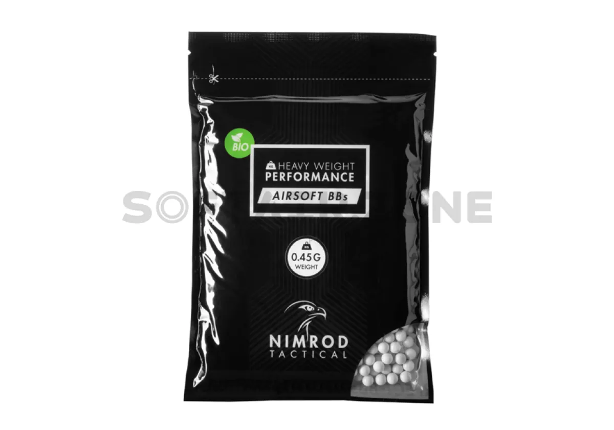 Nimrod 0,45g Bio BB Professional Performance White 1000 rds Bag