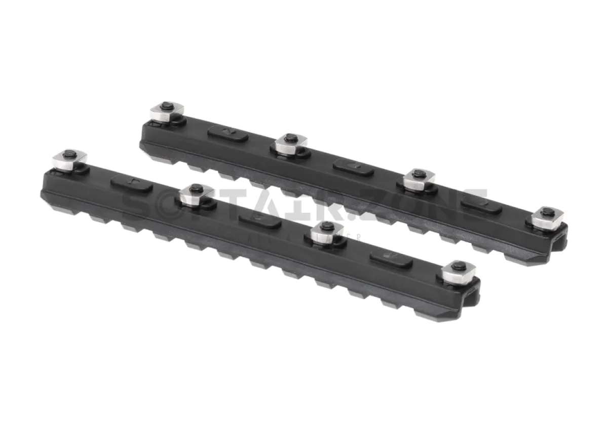 Amoeba 5 Inch M-Lok Plastic Rails 2 Pack Black