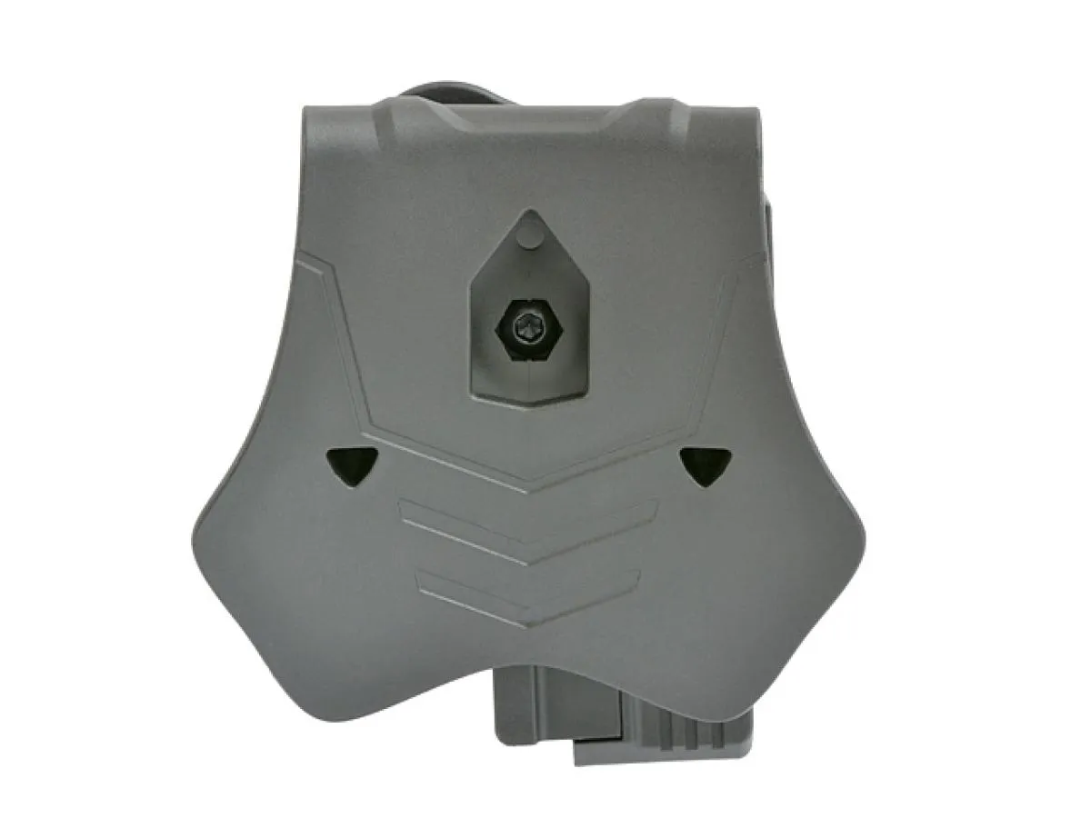 Amomax Universal Per-Fit Paddle Holster für Pistolen mit RIS/Red-Dot Black Rechtshänder