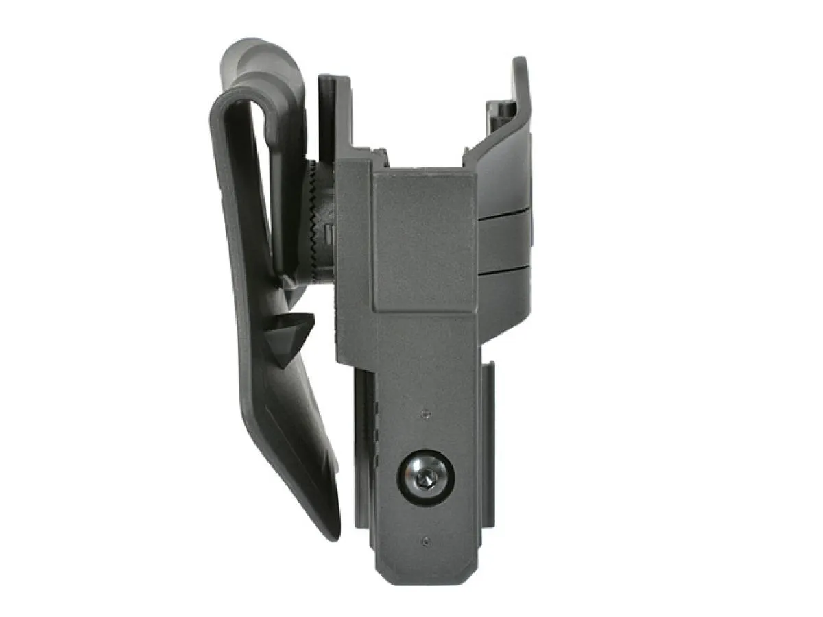 Amomax Universal Per-Fit Paddle Holster für Pistolen mit RIS/Red-Dot Black Rechtshänder