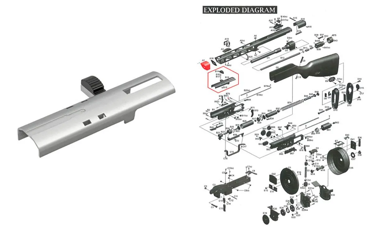 PPSH STAEG01 cocking Lever S&T