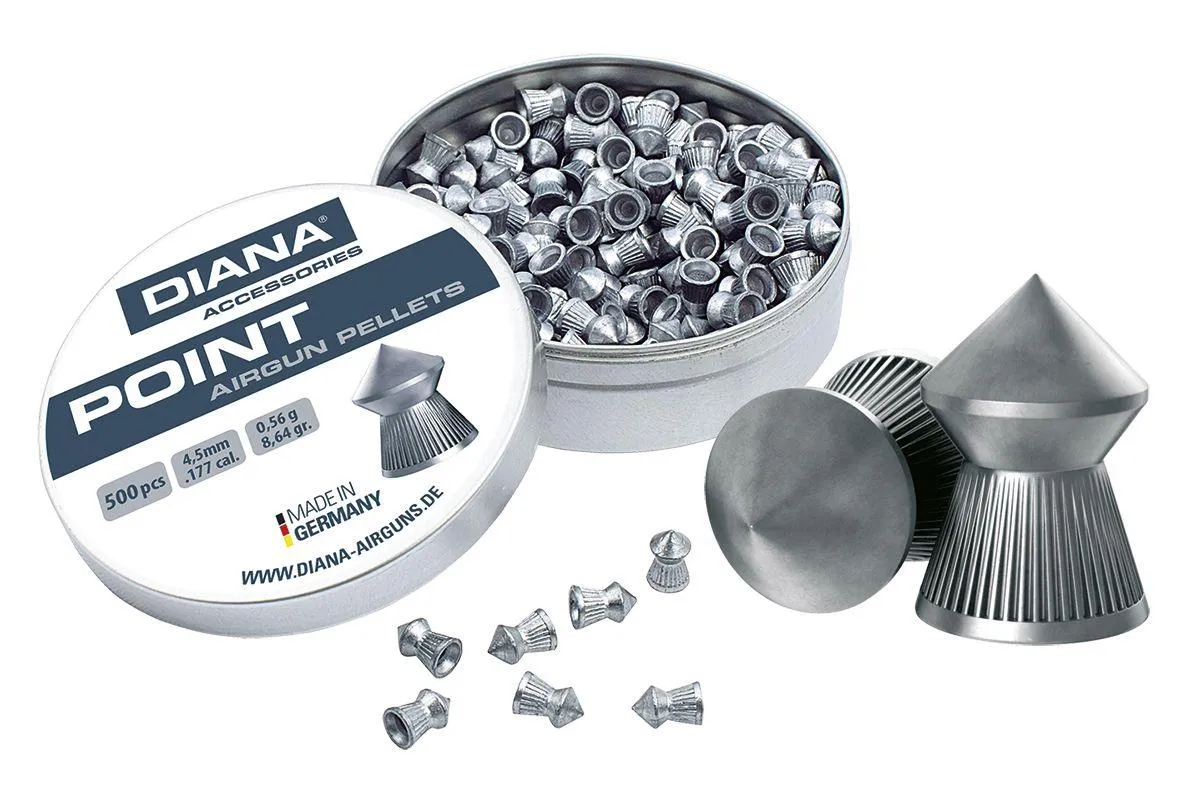 Diana Spitzkopf Diabolos geriffelt 4,5mm 500 Stück