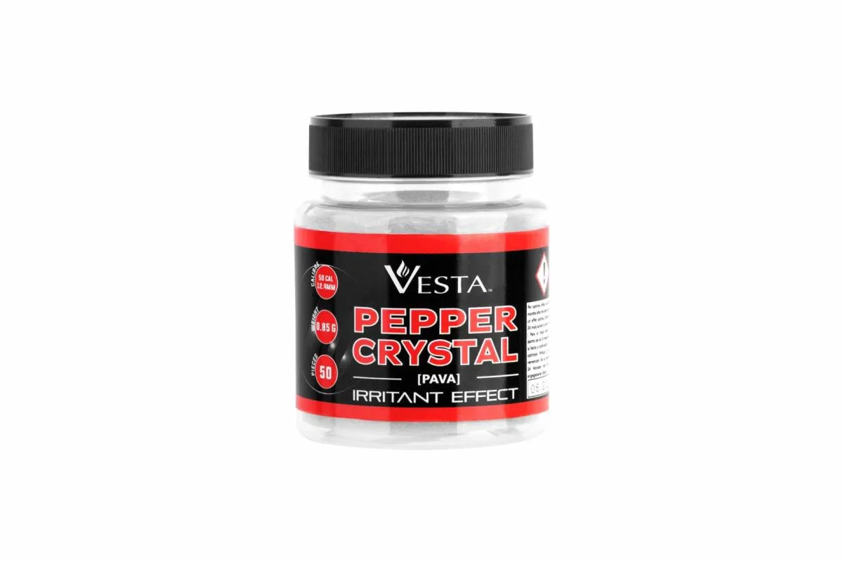 Vesta Cal. .50 Pepper Crystal Balls 50 Pieces