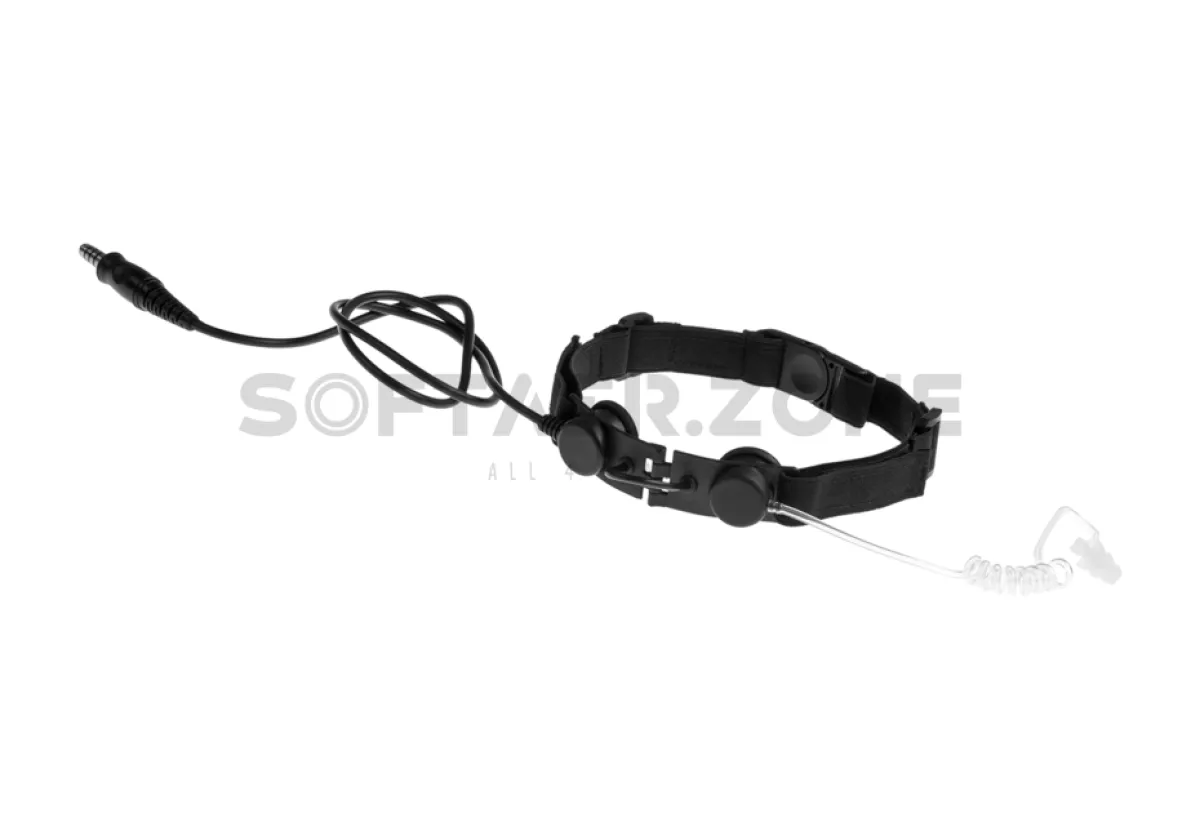 Z-Tactical Throat-Mic with Earpiece transparent