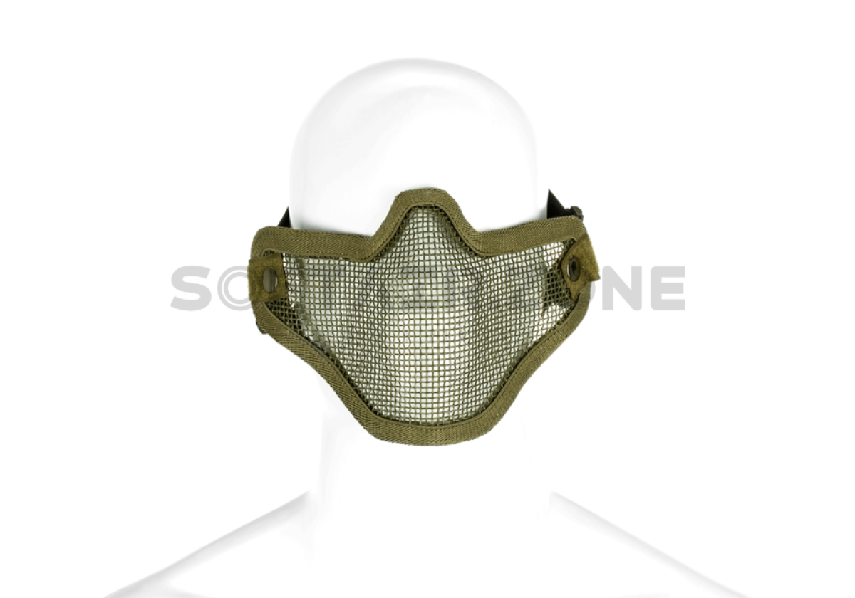 Invader Gear Steel Half Face Mask OD Olive