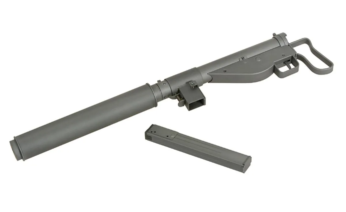 AGM STEN GUN MKII SOE Edition mit Silencer inkl. Tracer / X-ASR 0,5 Joule AEG ab 14j.