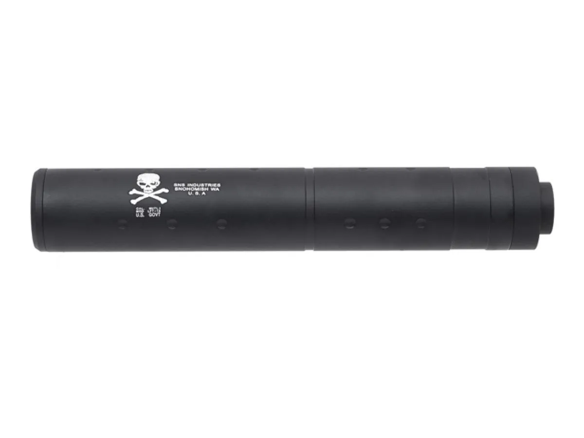 Big Dragon Silencer 196mm Skull LOGO Black