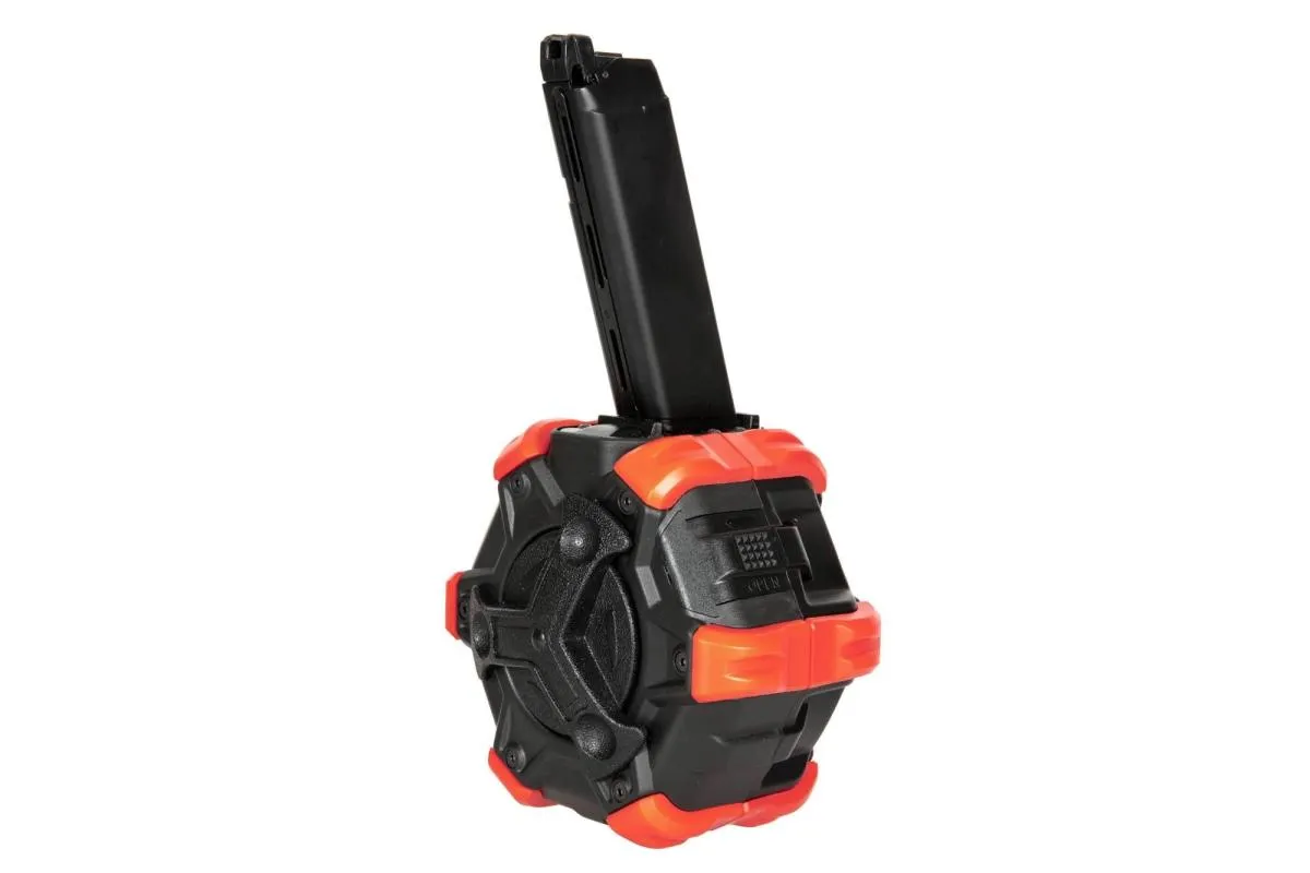 Double Bell 350 Schuss Drum Mag für G17 Modell mit GBB