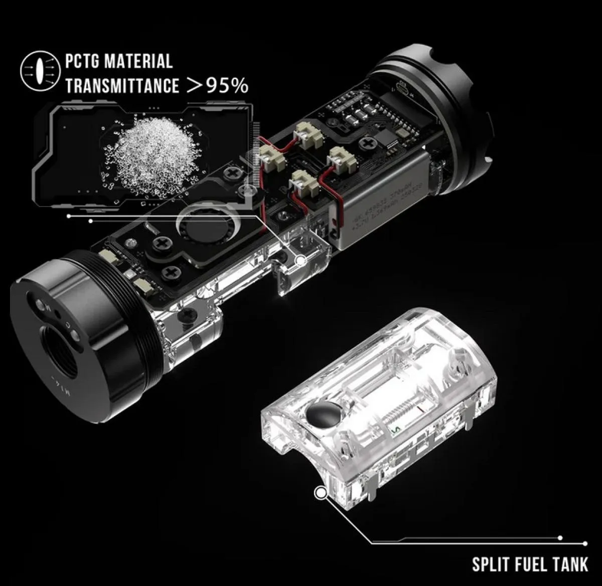 Eshooter Flare Smokey BT Tracer Unit mit Rauchgenerator & Crono Unit