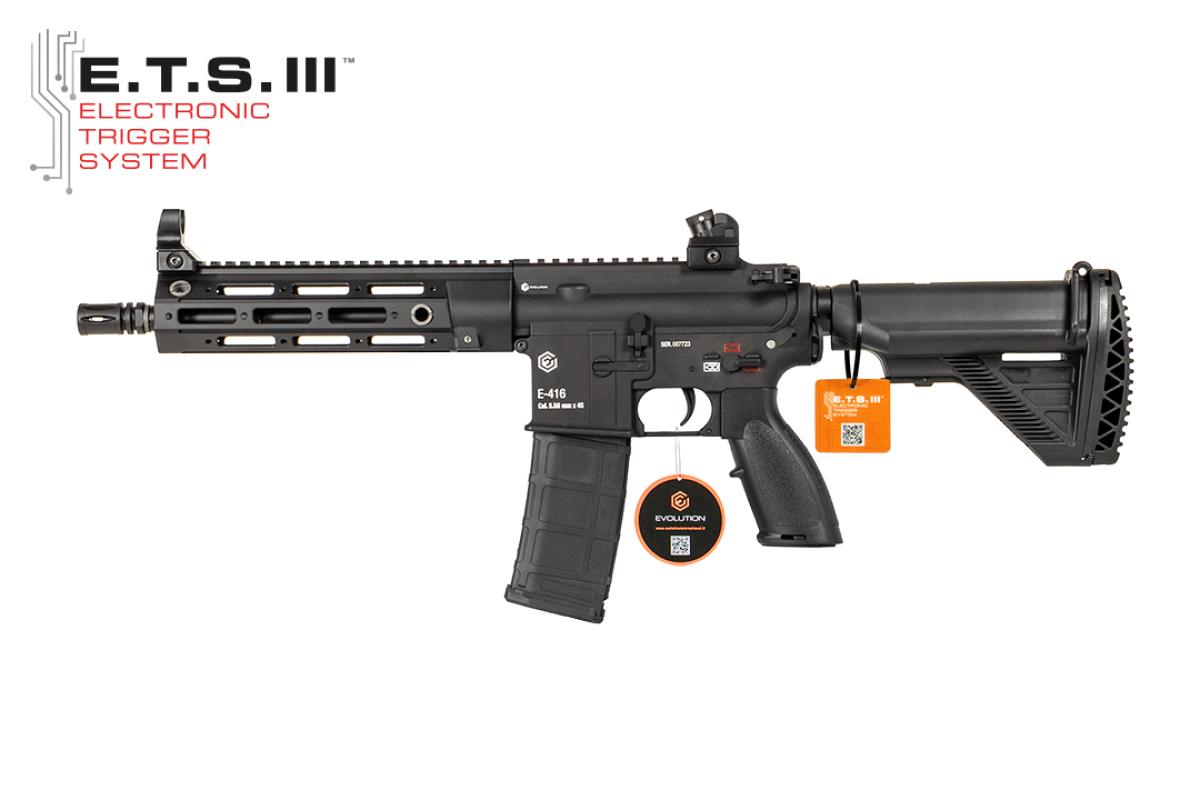 Evolution E-416 CQB ETS RAHG M-LOK Black AEG 0,5 Joule