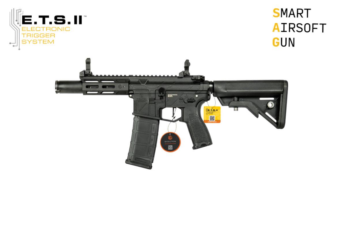 Evolution Ghost 2 XS EMR A   E.T.S II  Black  AEG 0,5 Joule