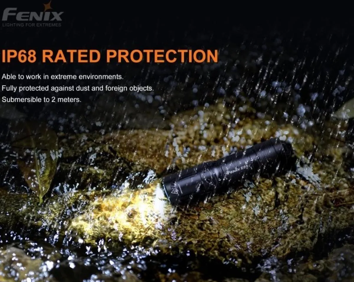 Fenix E01 V2.0 Flashlight - Black