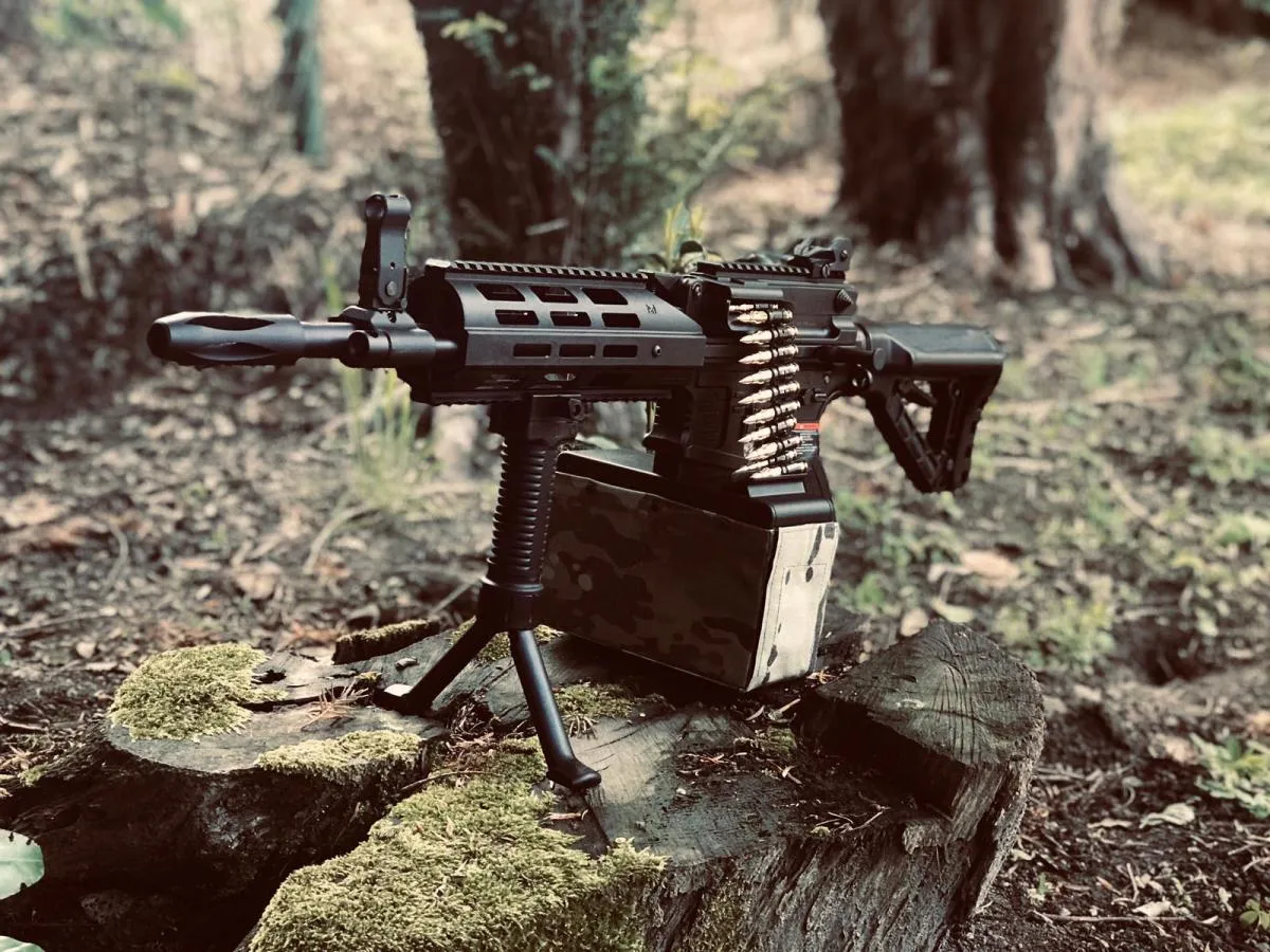 G&G CM16 LMG E.T.U S-AEG Black