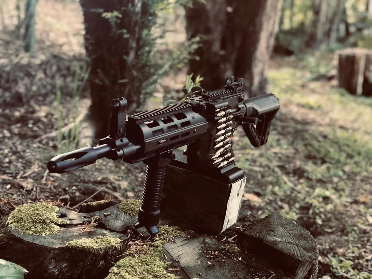 G&G CM16 LMG E.T.U S-AEG Black